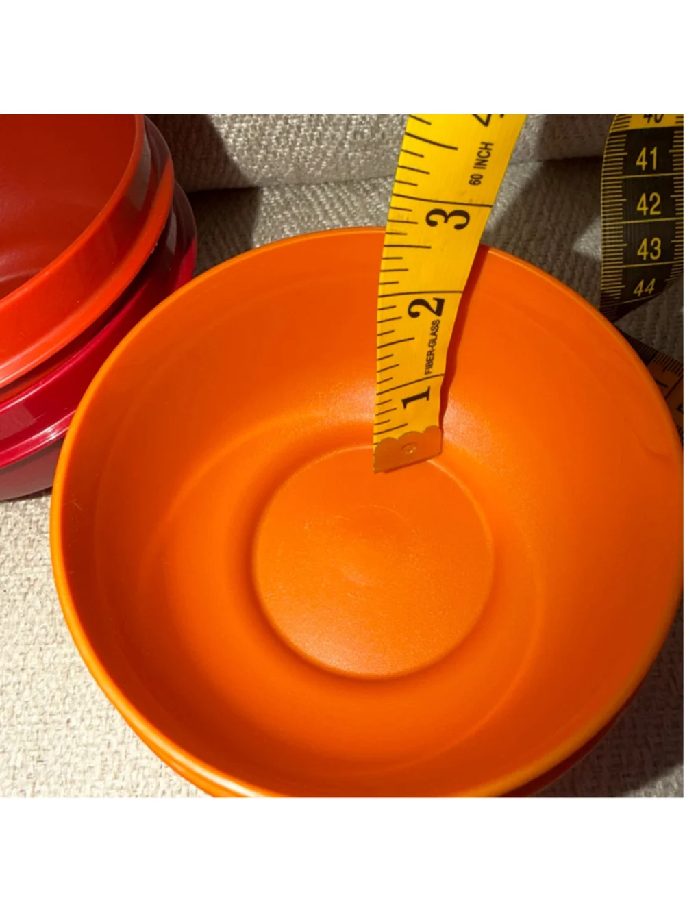 Vintage Tupperware Serve And Seal Bowls Harvest Colors Lot of 3 #1436 NO LIDS